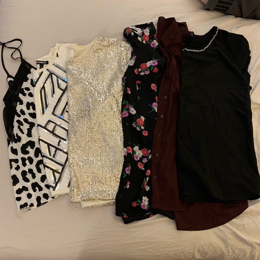 Bundle of dressy tops (6 pieces)